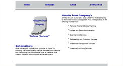 Desktop Screenshot of hoosiertrust.com